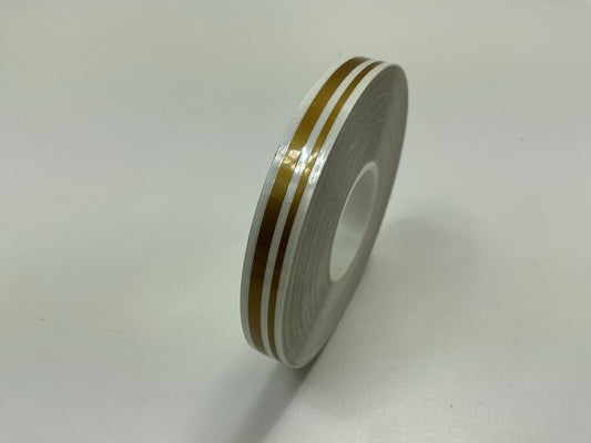 Trimbrite 409030 1/4 ''X 40' Double Gold Pin Stripe Pinstripe Striping Tape