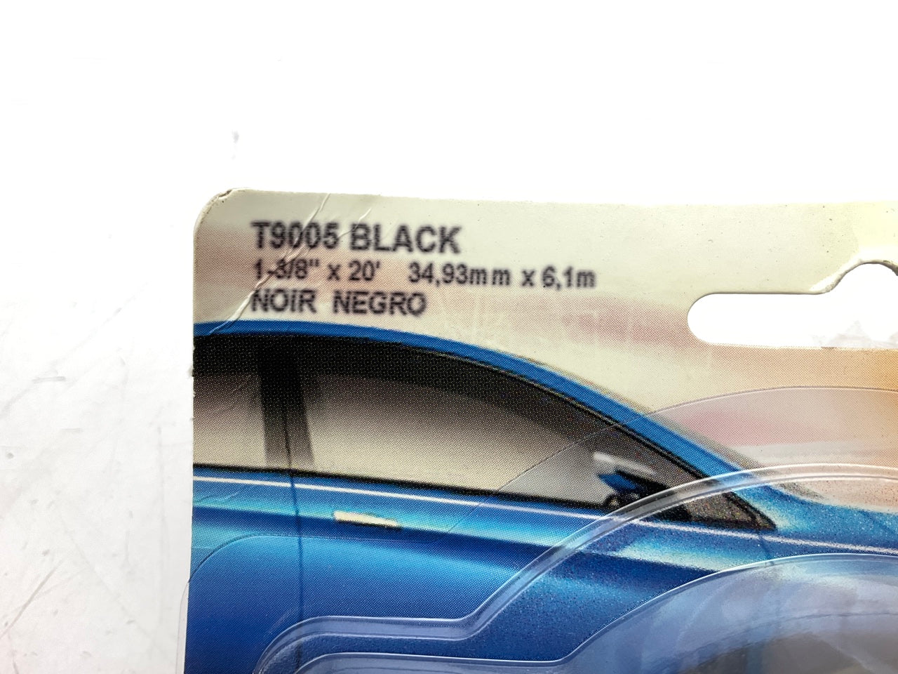 (2) Trimbrite T9005 Black-Out Blackout Tape Rolls, 1-3/8'' X 20'