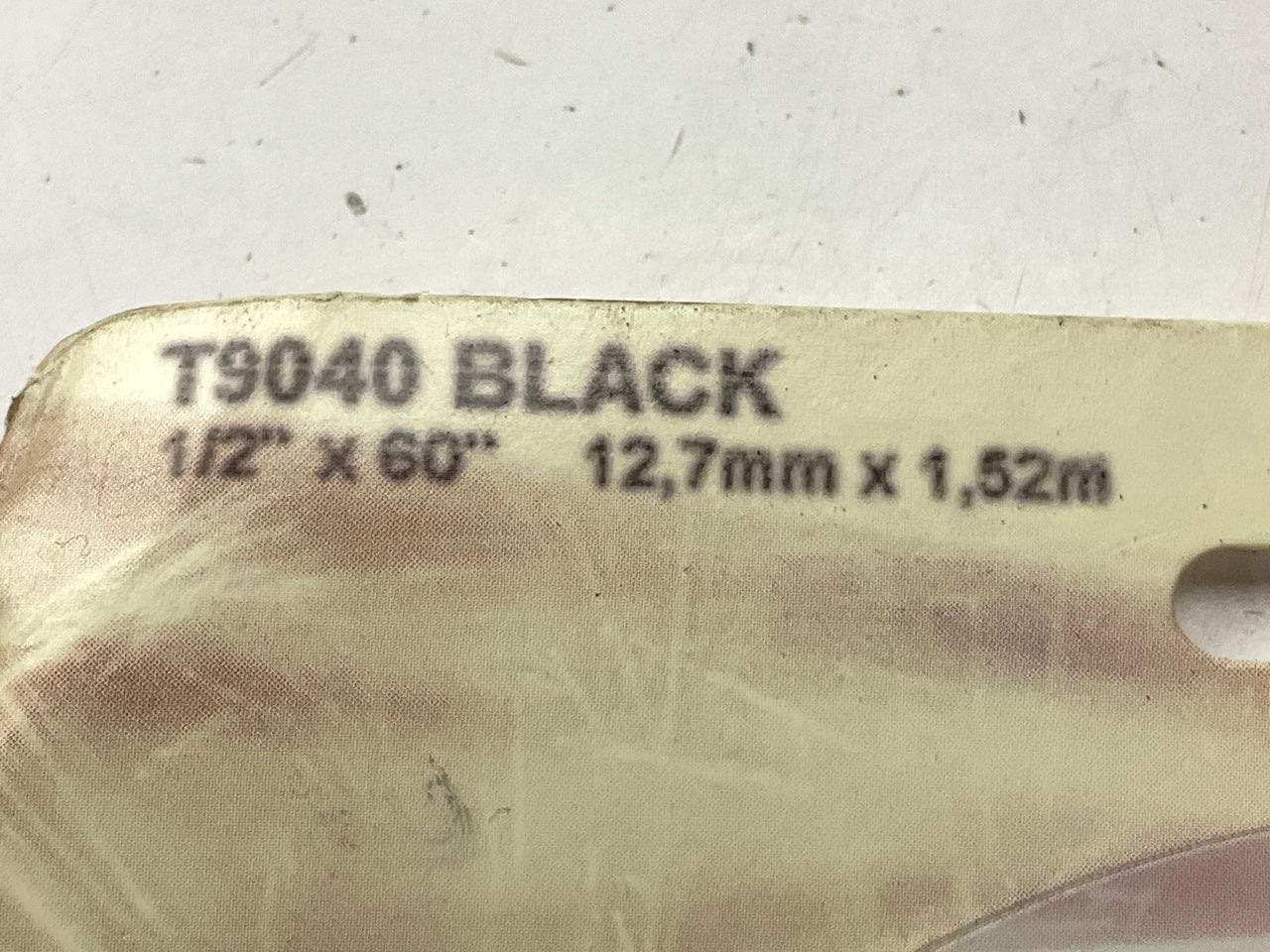 Trimbrite T9040 Black Molding 1/2'' X 60'' Repair Tape, Double Side Adhesive