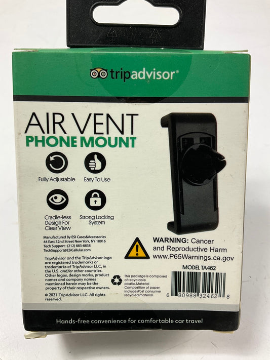 Trip Advisor TA462 Universal Air Vent Cell Phone Mount Holder