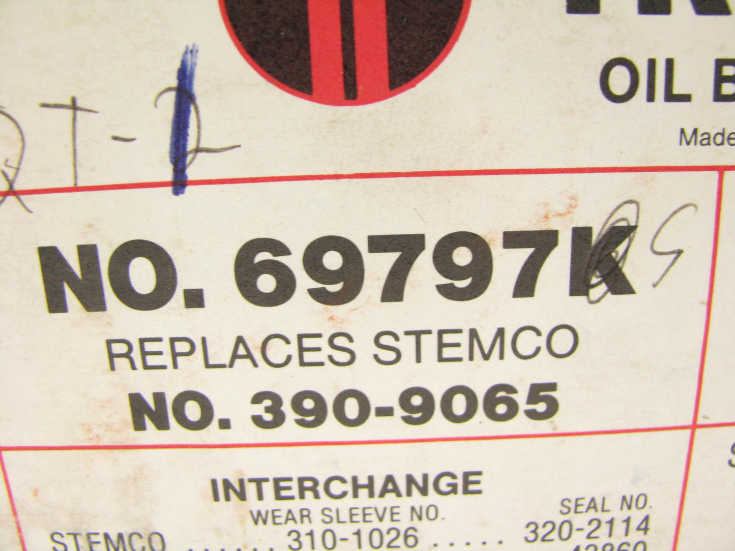 Triseal 69797K Wheel Seal & Wear Ring - 6.254'' OD X 4.375'' ID X 0.922'' Wide