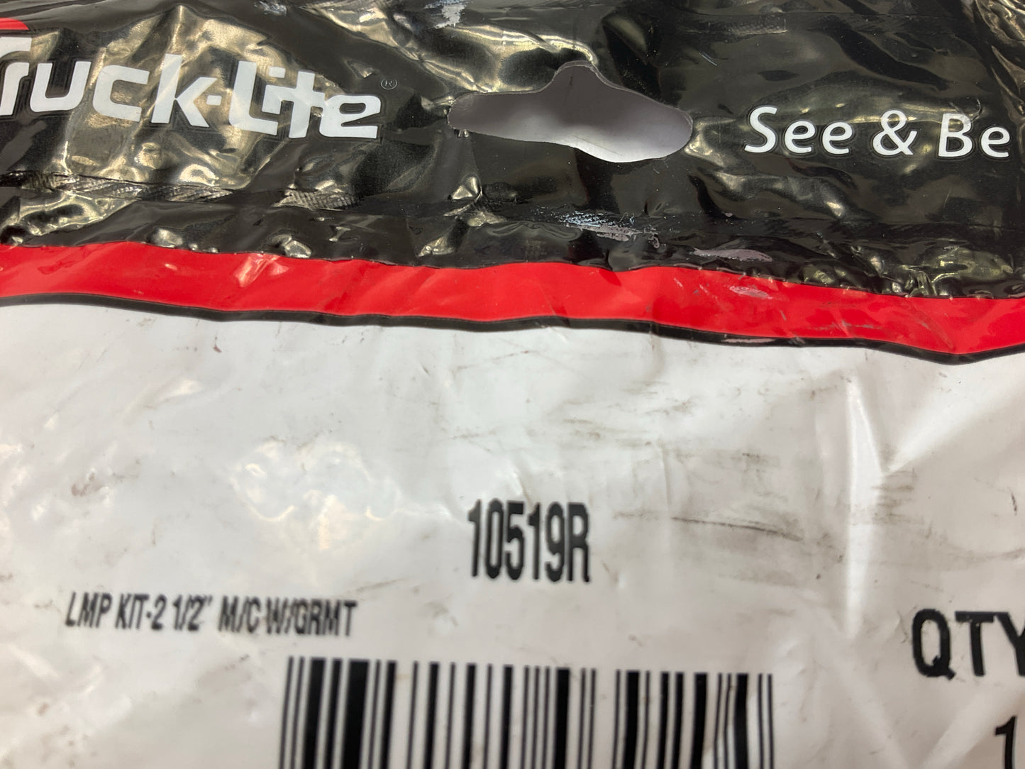 Truck-lite 10519R 10 Series Incandescent Red Round 1 Bulb Marker Clearance Lamp