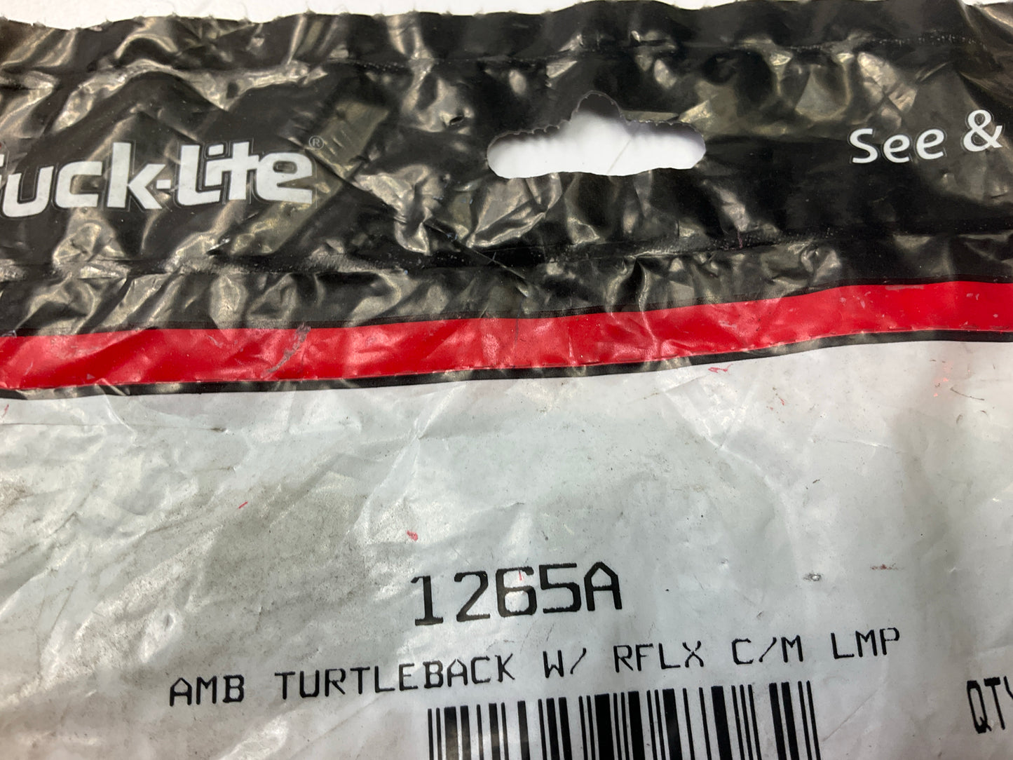 Truck-lite 1265A Clearance Marker Amber Reflector Center Mount Lamp