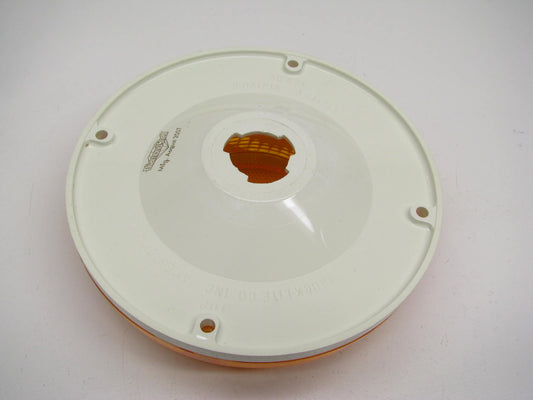 Truck-lite 91813Y School Bus Warning Light Lens - Round, Yellow, W/ Pigtail