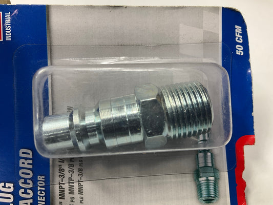 (5) Plews Tru-flate 12-527 Air Line Compressor 3/8'' Male Nipple Hose Fittings