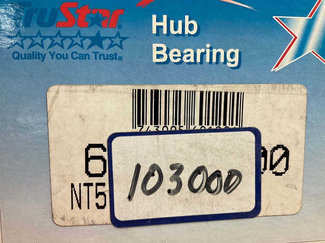 Trustar 103000 Rear Wheel Axle Bearing And Hub Assembly