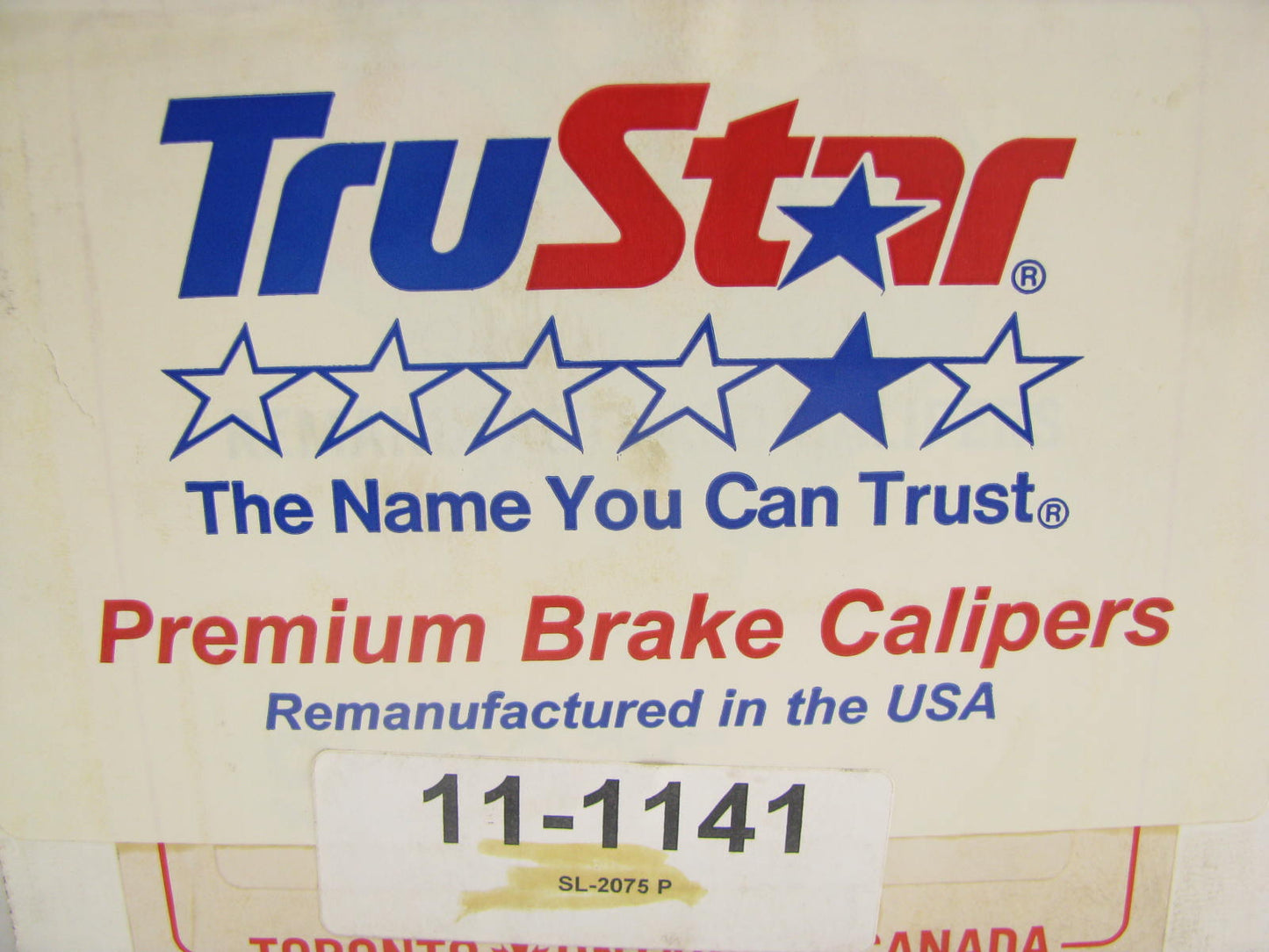 Trustar 11-1141 Reman Disc Brake Caliper - Front Right