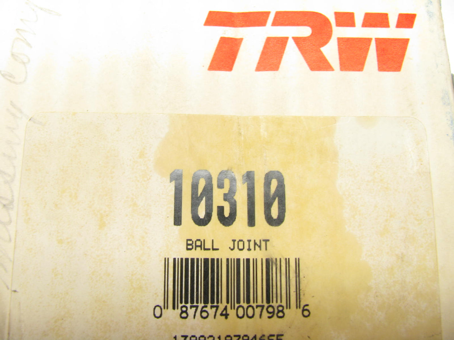 TRW 10310 Front Lower Ball Joint For 1971-1973 Volkswagen Super Beetle