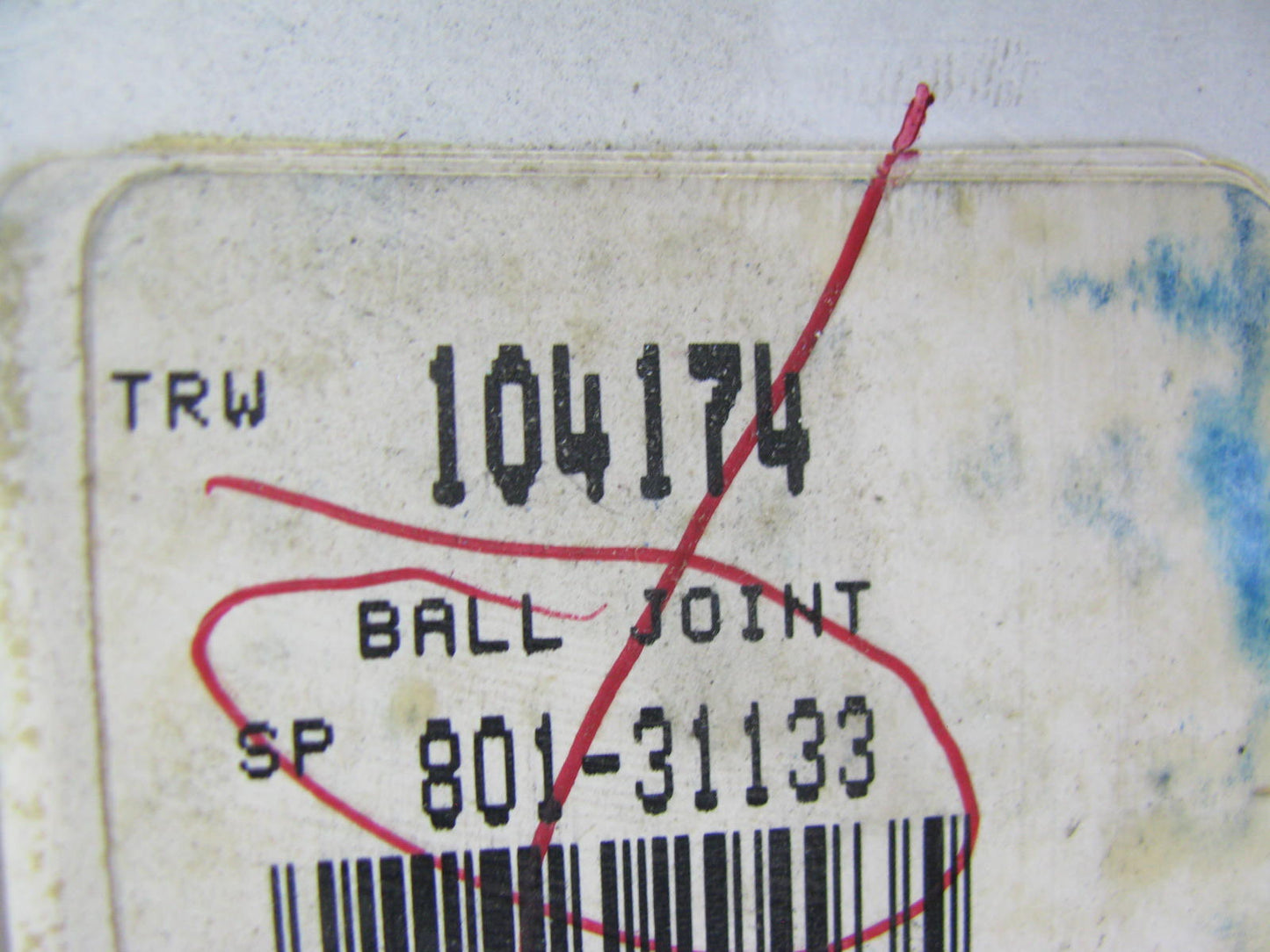 TRW 104174 Front Upper Suspension Ball Joint for 1986-1997 Ford Aerostar