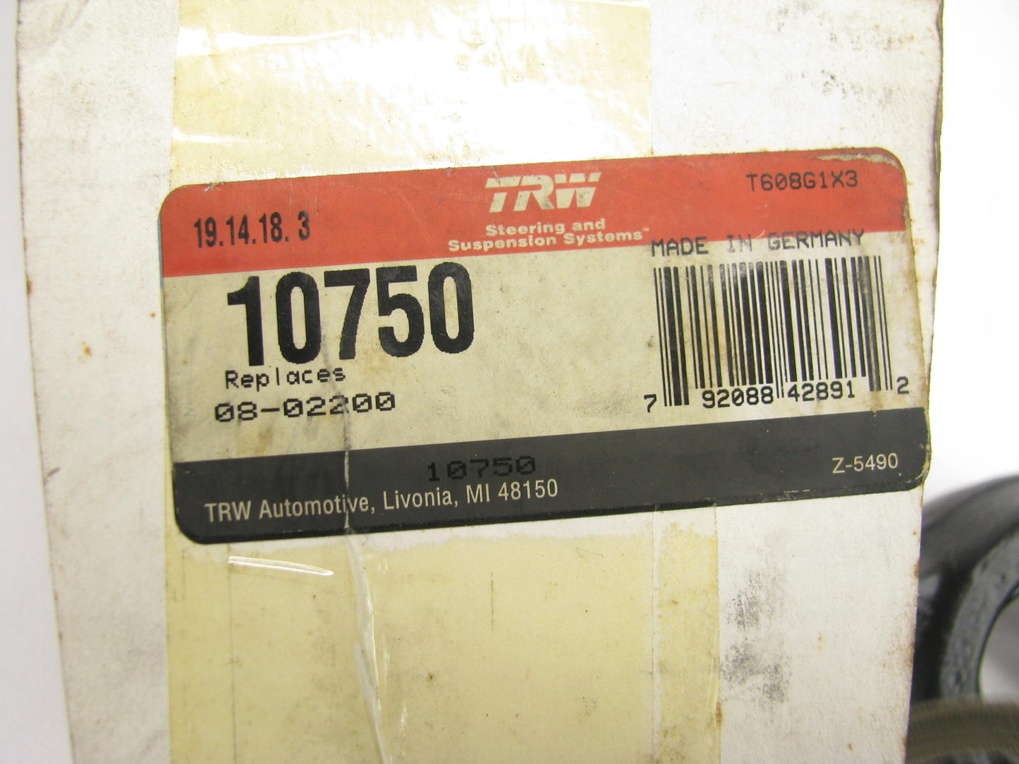 New TRW 10750 Front Left Control Arm For Audi 1980-1988 Audi 5000