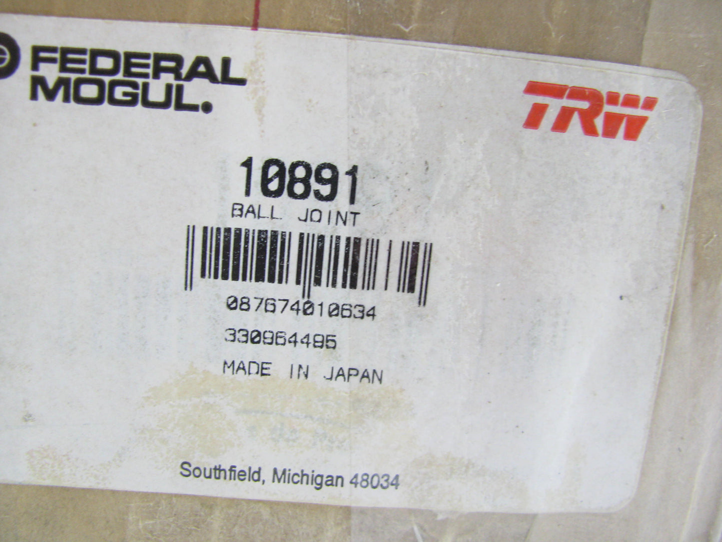 TRW 10891 Left Lower Control Arm - 1982-1983 Corolla RWD AE86 Sprinter Trueno