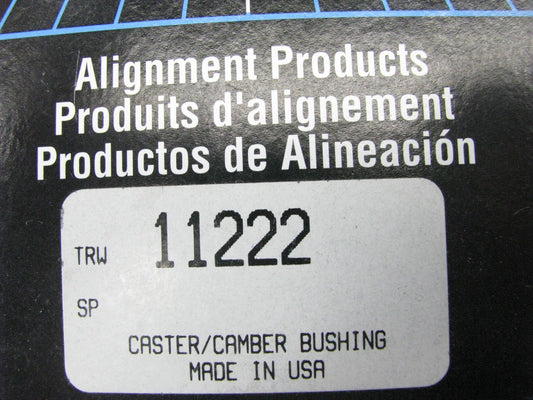 TRW 11222 Alignment Suspension Caster Camber Bushing - 1/4 Degree 4WD