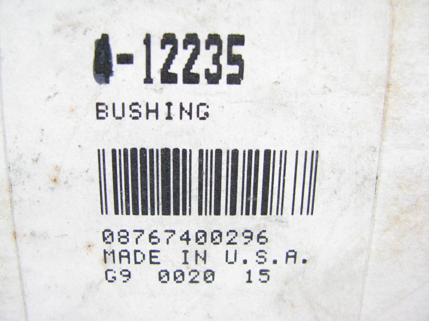 (2) TRW 12235 Suspension Control Arm Bushing - Front Upper