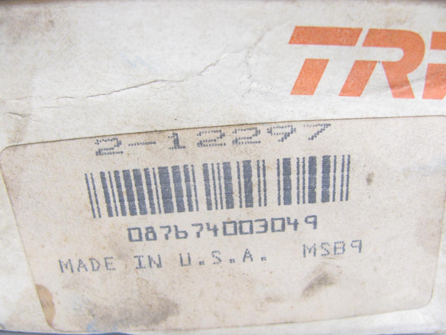 (2) TRW 12297 FRONT LOWER Control Arm Bushings