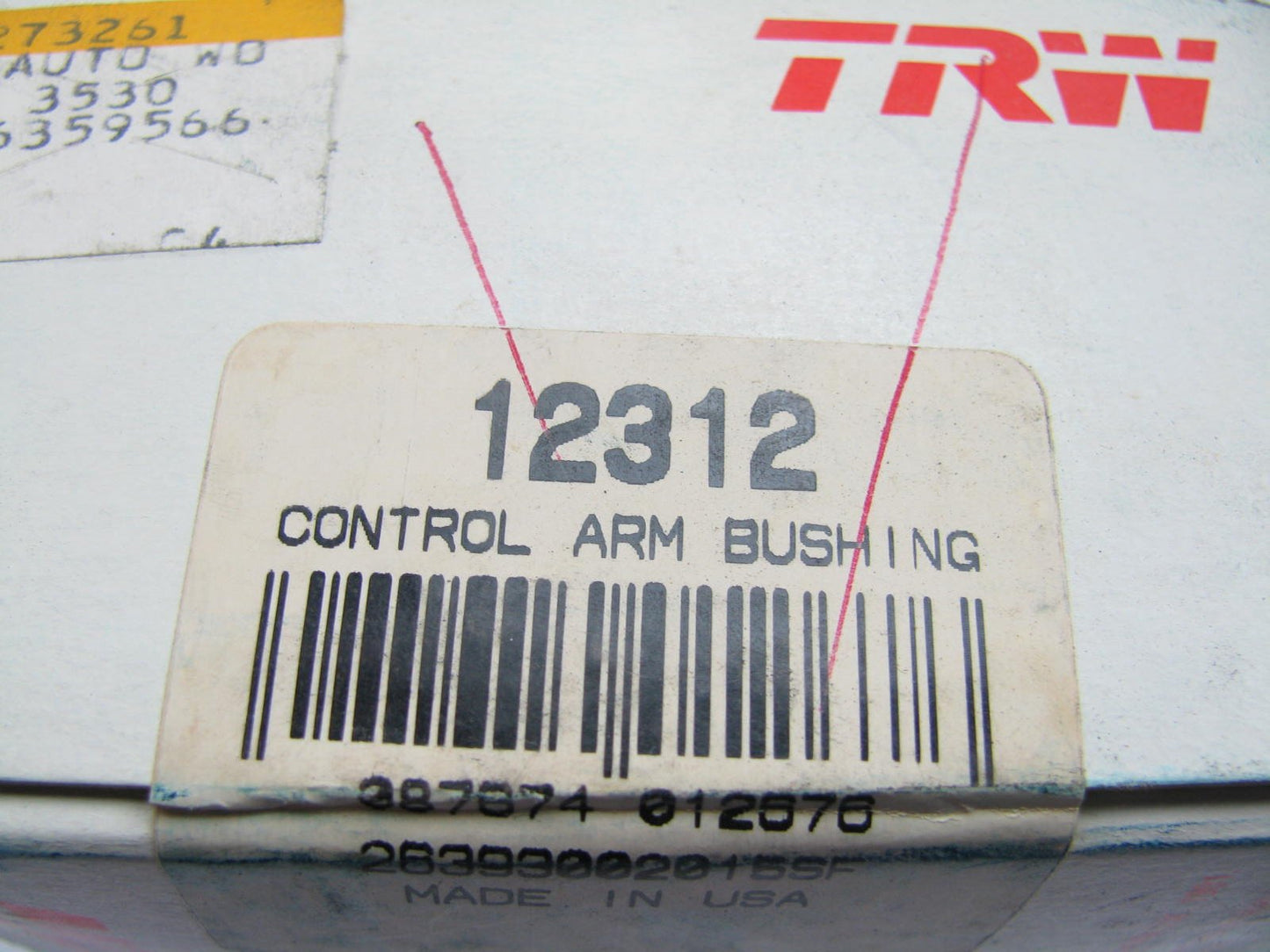 TRW 12312 Front Suspension Upper Control Arm Bushing