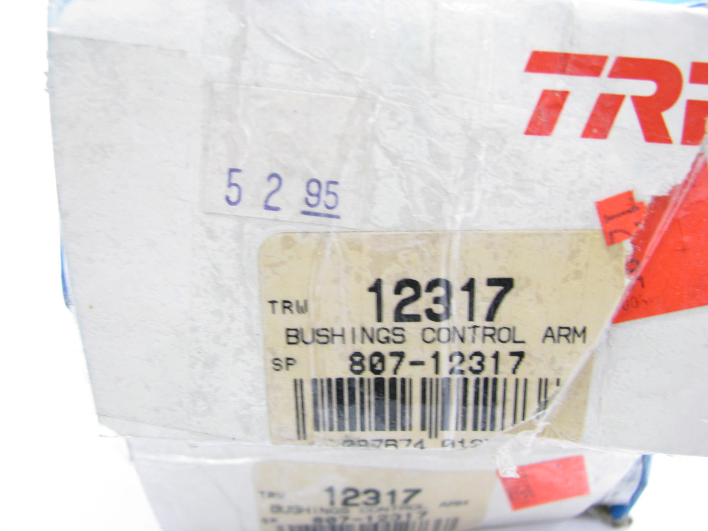 (2) TRW 12317 Front Suspension Upper Control Arm Bushing 75-80 Granada, Monarch