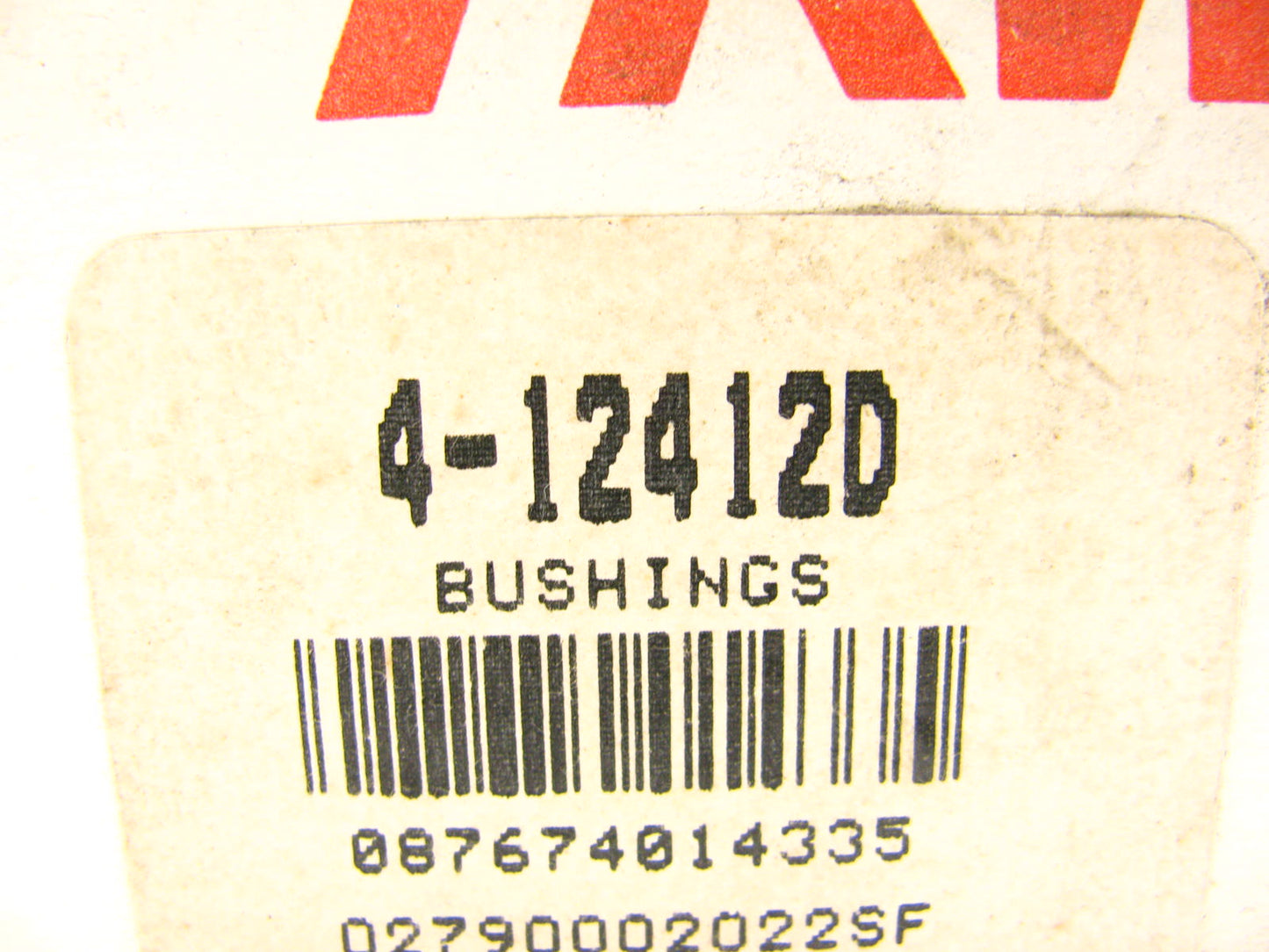 (4) TRW 12412D Suspension Control Arm Bushing - Front Lower