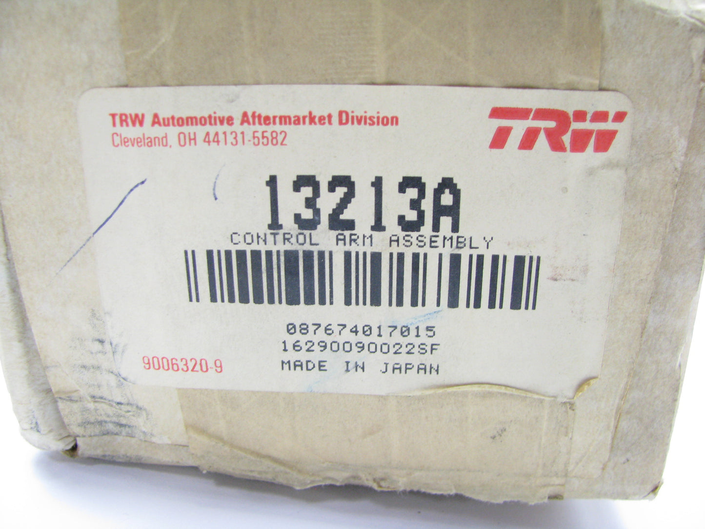 TRW 13213A Control Arm Shaft Kit Upper For 1983-1985 Toyota Van