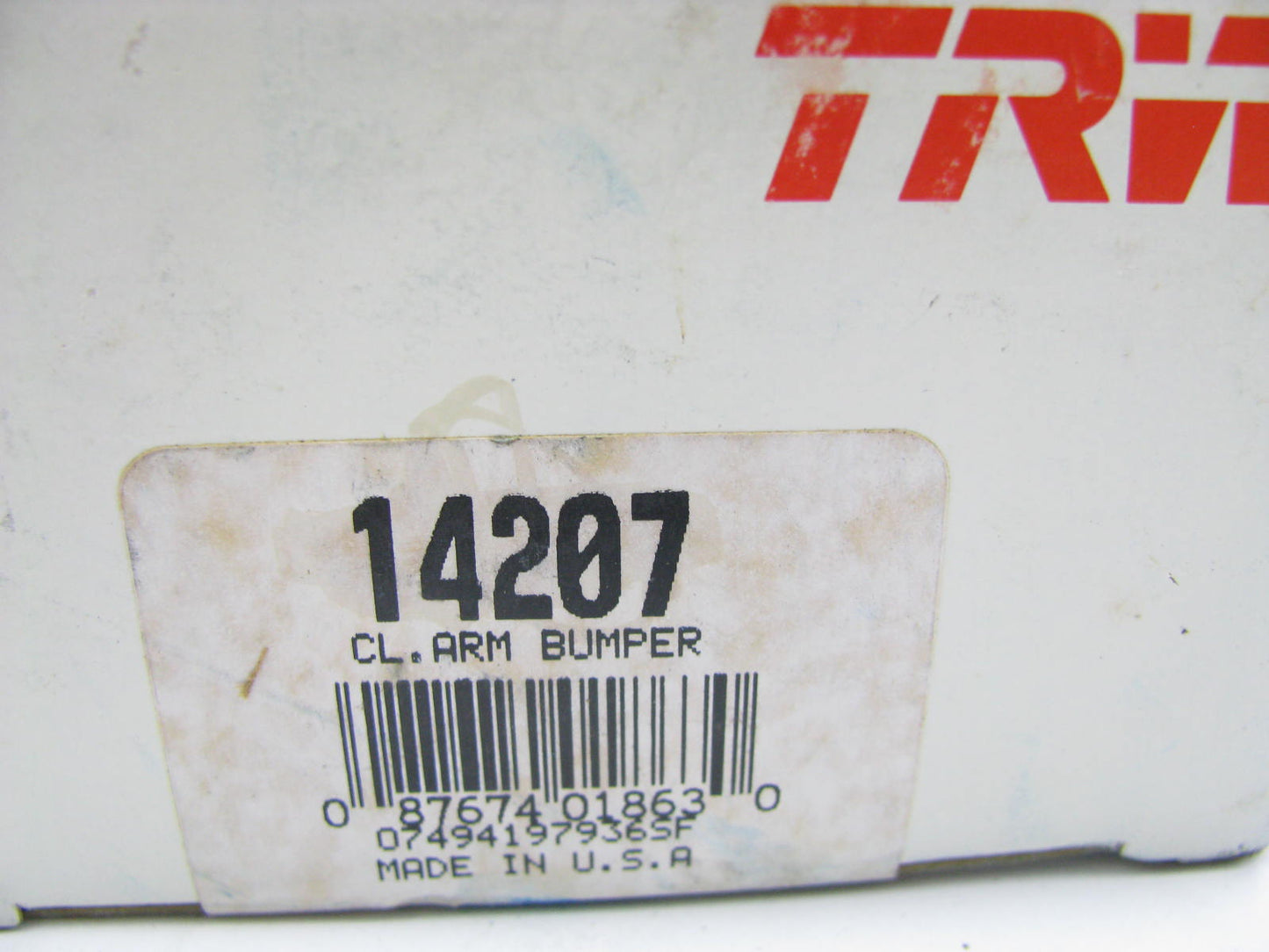 TRW 14207 Front Lower Control Arm Bumper For 1977-1978 Dodge B200, B300 Van