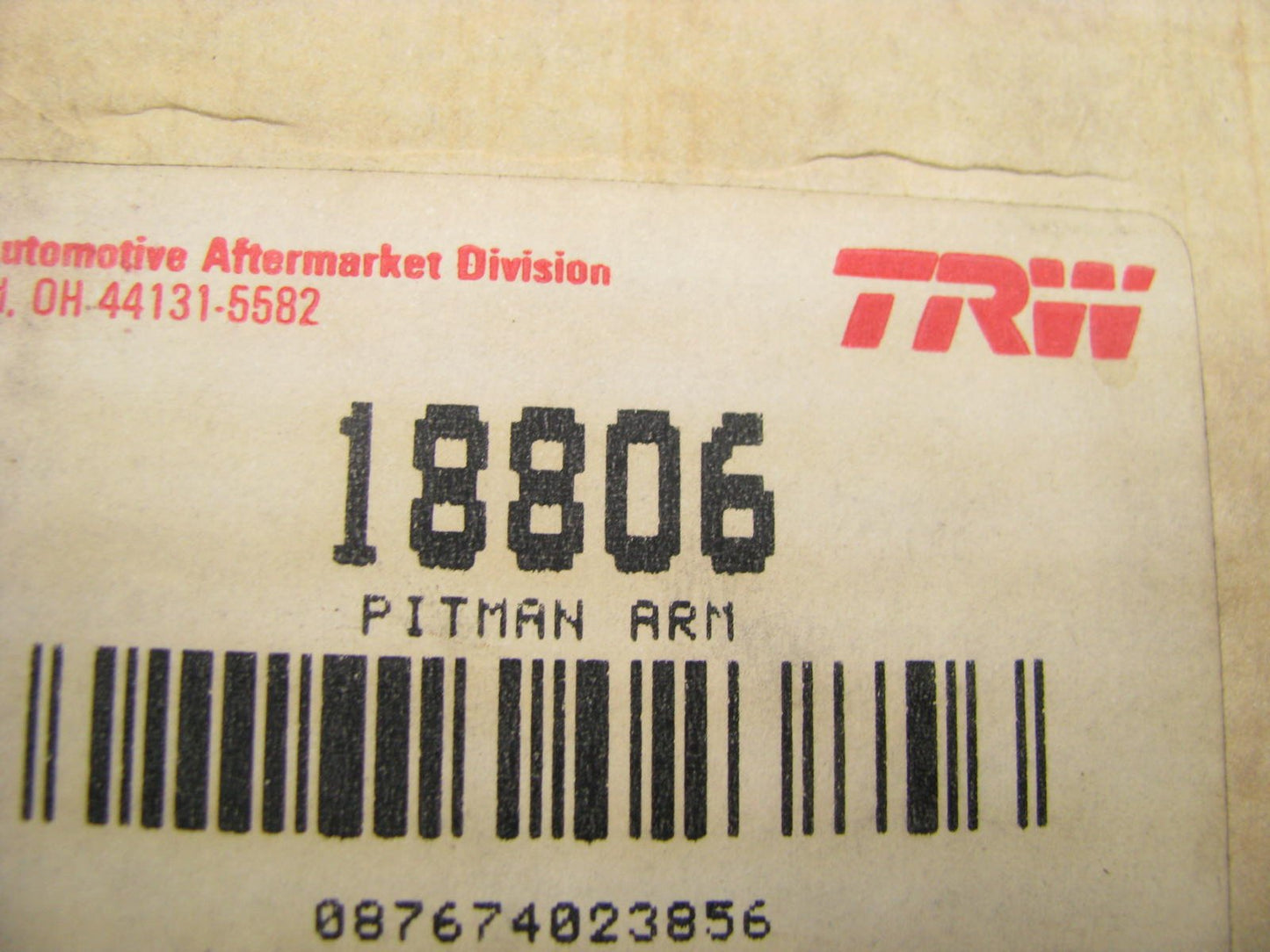 TRW 18806 Front Steering Pitman Arm
