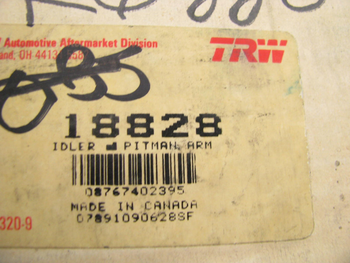 NEW TRW 18828 Front Steering Pitman Arm