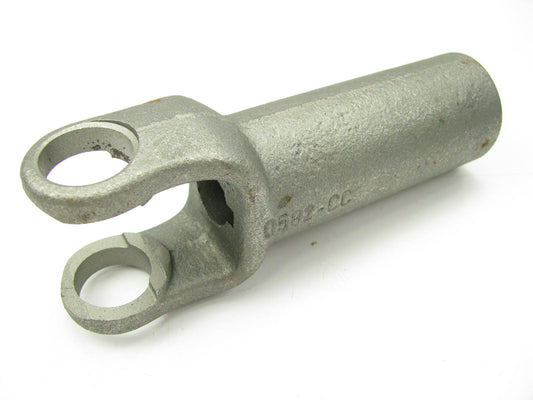TRW 20633 PTO Slip Yoke 0.813'' Round Bore 1/4'' Keyway 5.50'' Centerline To End