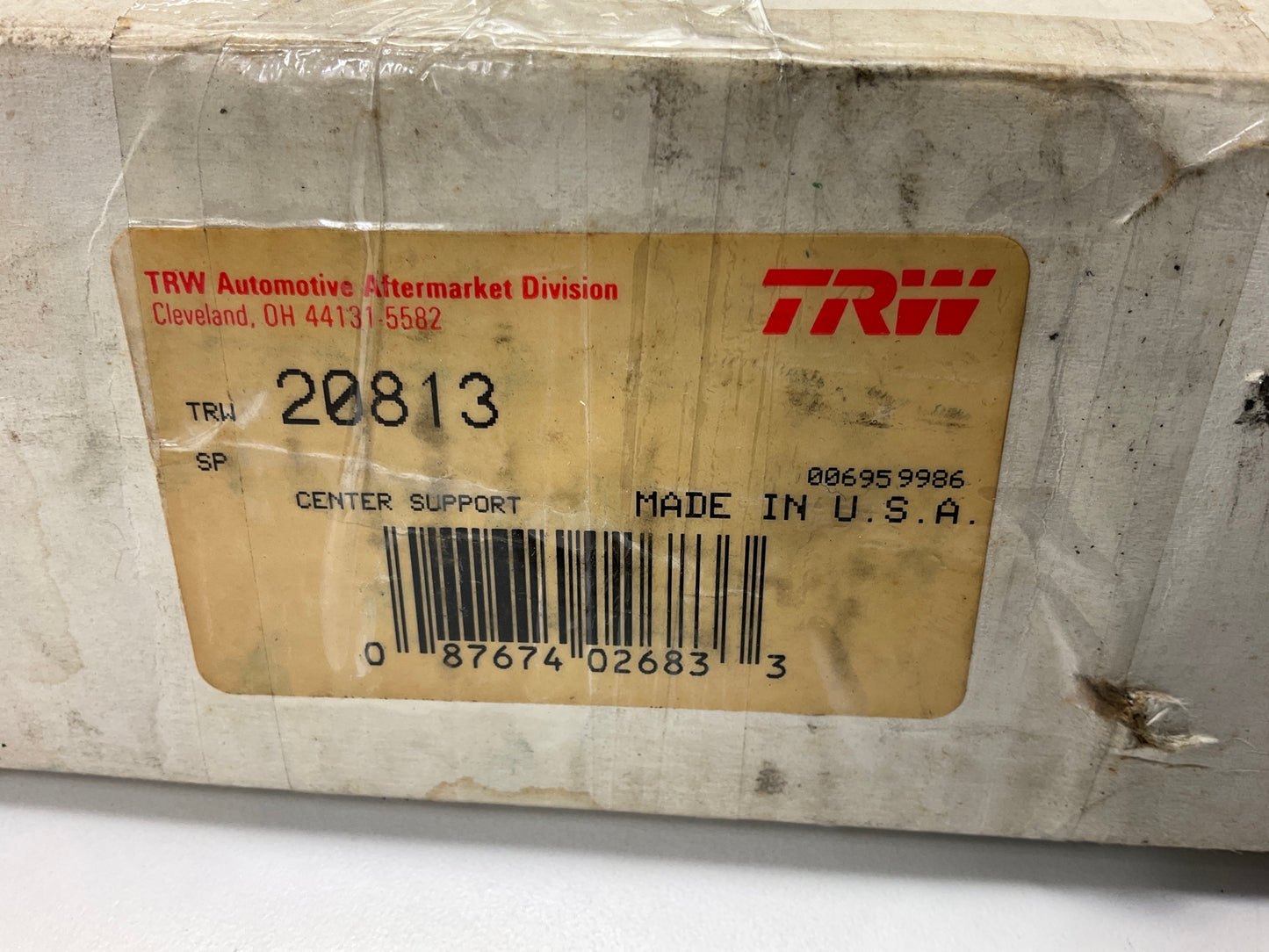 SURACE RUST - TRW 20813 Drive Shaft Center Support Bearing