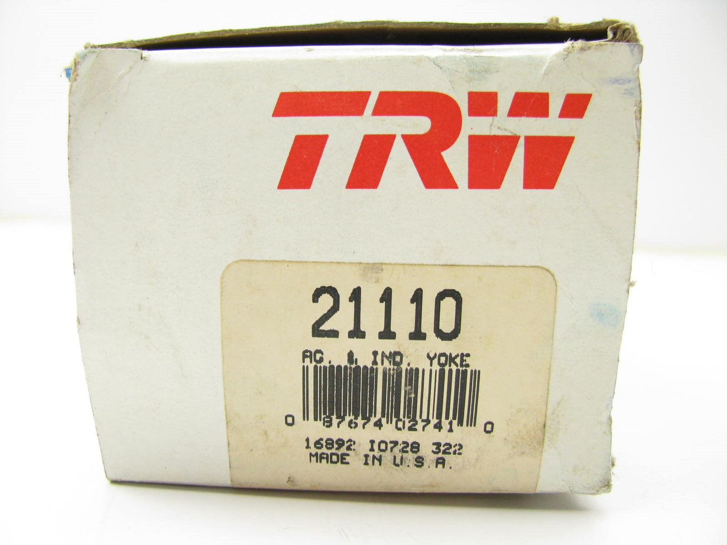 TRW 21110 PTO End Yoke 25 HP @ 540 RPM 3.5-inch Long 1.063-inch ID 1.375 Bore