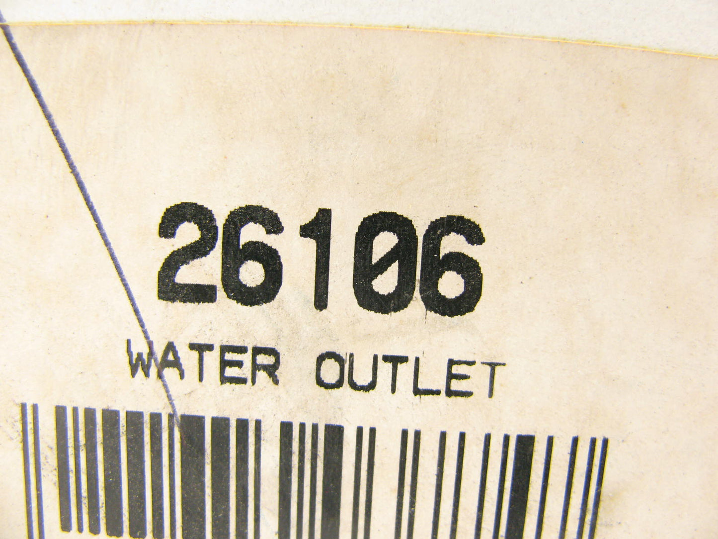 TRW 26106 Engine Coolant Water Neck Outlet Thermostat Housing