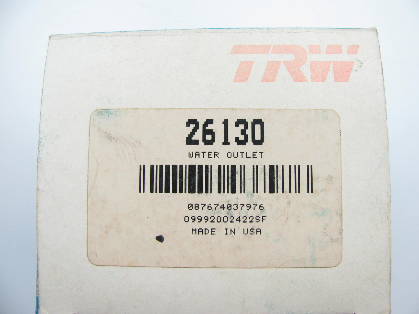 TRW 26130 Engine Coolant Water Outlet For 1983-1985 Ford Mustang 3.8L-V6