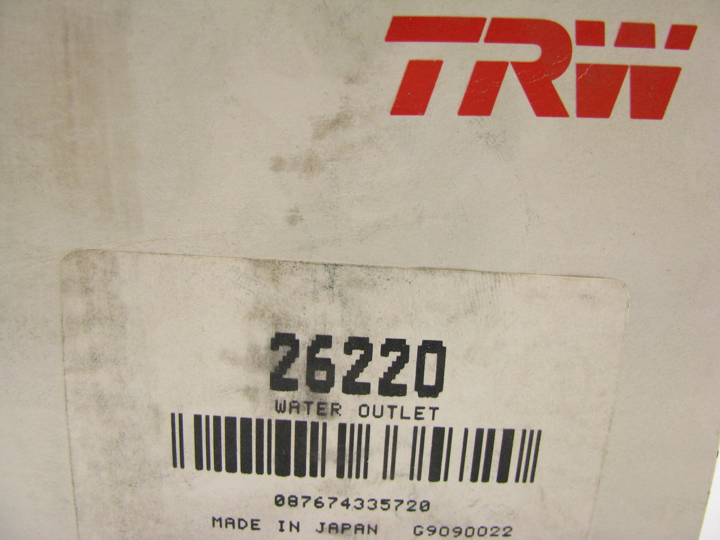 TRW 26220 Coolant Water Neck Outlet for 1983-1987 Isuzu 1.9L 2.0L