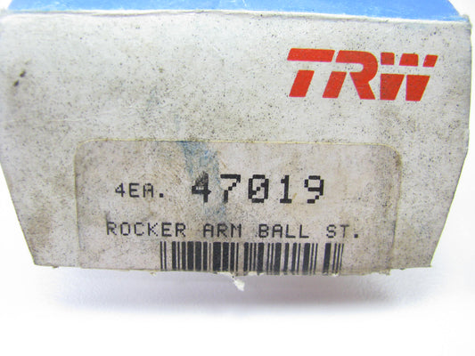 (4) TRW Performance Rocker Arm Studs 7/16'' For Roller Rockers SBC Chevy 350 400