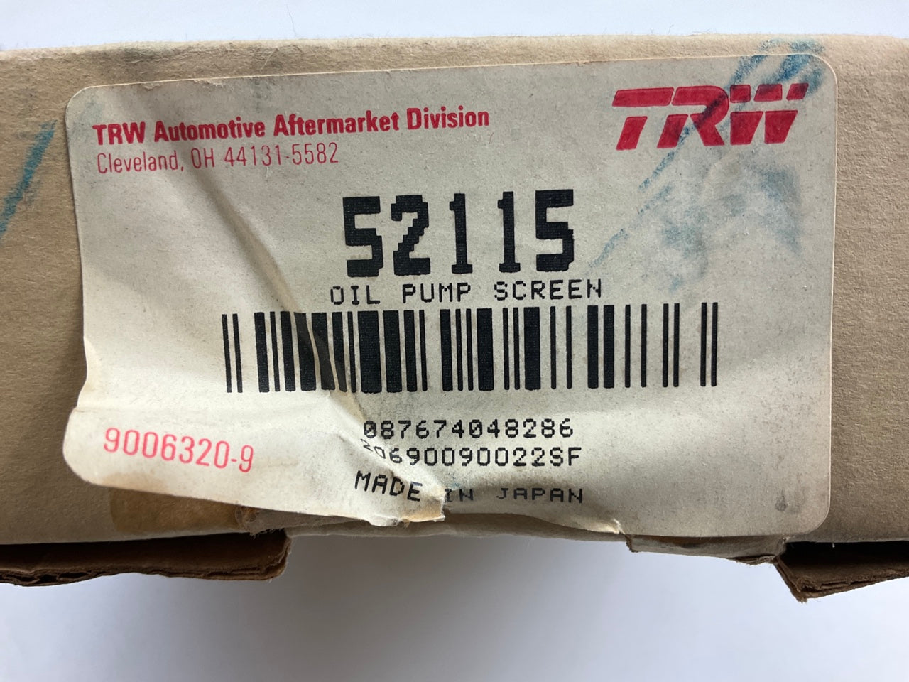 TRW 52115 Engine Oil Pump Pickup Tube For Nissan CA20 CA20S - OEM REBOX