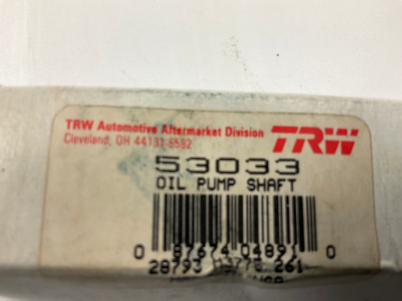 TRW 53033 Engine Oil Pump Intermediate Shaft For 1969-1980 Ford 250-L6