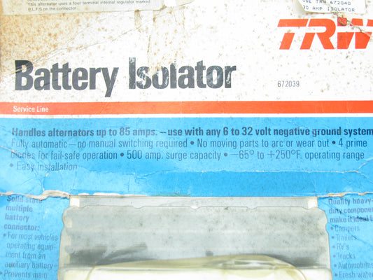TRW 672039 Multi-Battery Isolator 85-130 Amps