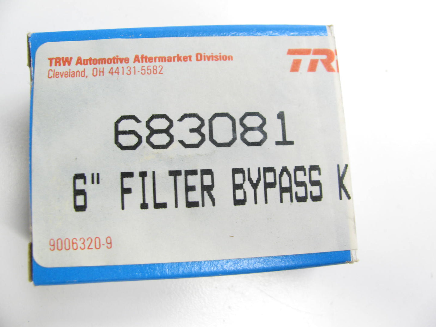 OBERG 6'' Performance Filter - By-pass Kit ( Ball / Spring ) 683081