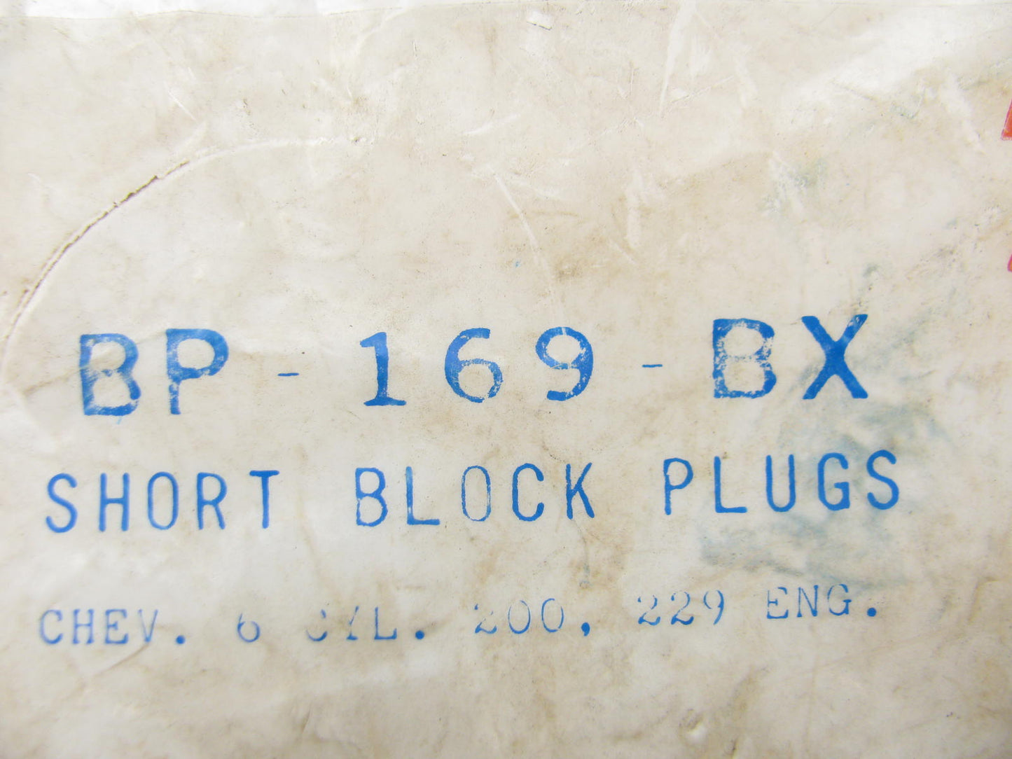 TRW BP-169-BX Brass Freeze Expansion Plug Set - 1978-1984 Chevy 200, 229 V6