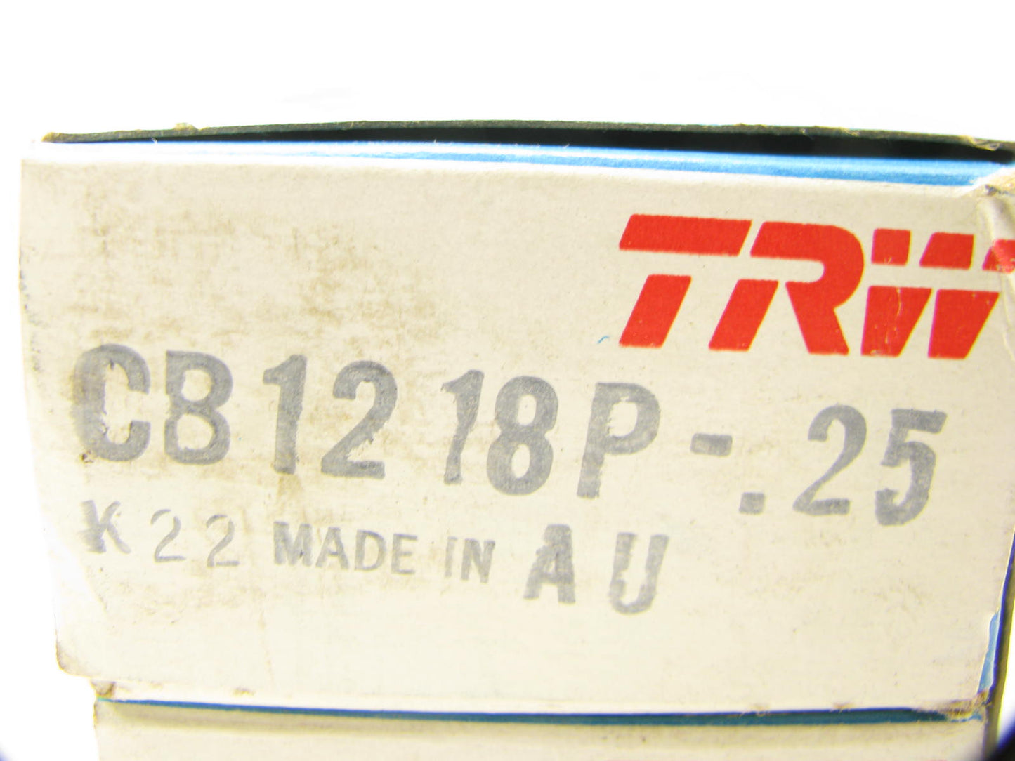 (4) TRW CB1218P-25 Connecting Rod Bearings - .25mm - Toyota 20R 22R 22RE