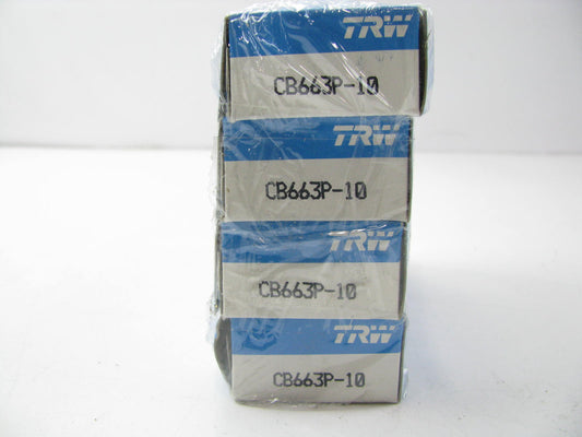 (8) TRW CB663P-10 Connecting Rod Bearings .010'' 1965-2012 Chevrolet SBC