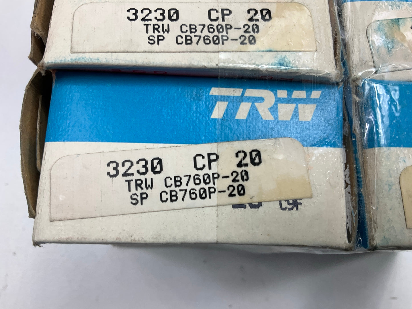 (8) TRW CB760P-20 Connecting Rod Bearings .020'' 1958-76 Ford 332 352 360 390 428