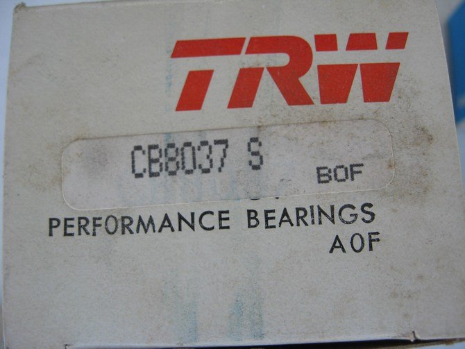 GM Buick 231 3.8L Race Performance 231 CID V6 Racing Rod Bearings TRW CB8037S