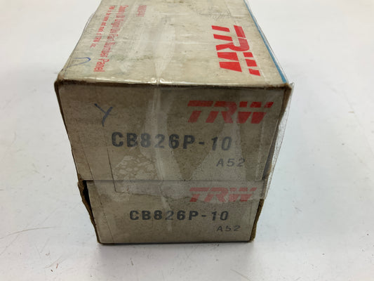 (4) TRW CB826P-10 Connecting Rod Bearings .010'' Undersize, 3/16 Dowel Hole