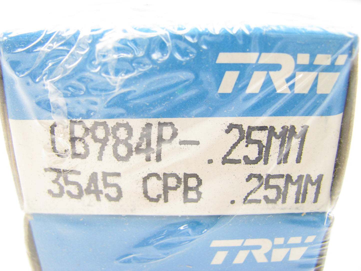 (4) TRW CB984P Connecting Rod Bearings 0.25mm - 1974-2001 Ford 2.0L 2.3L 4-CYL.