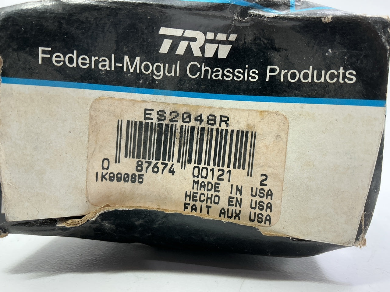 (2) TRW ES2048R Front Outer Steering Tie Rod End