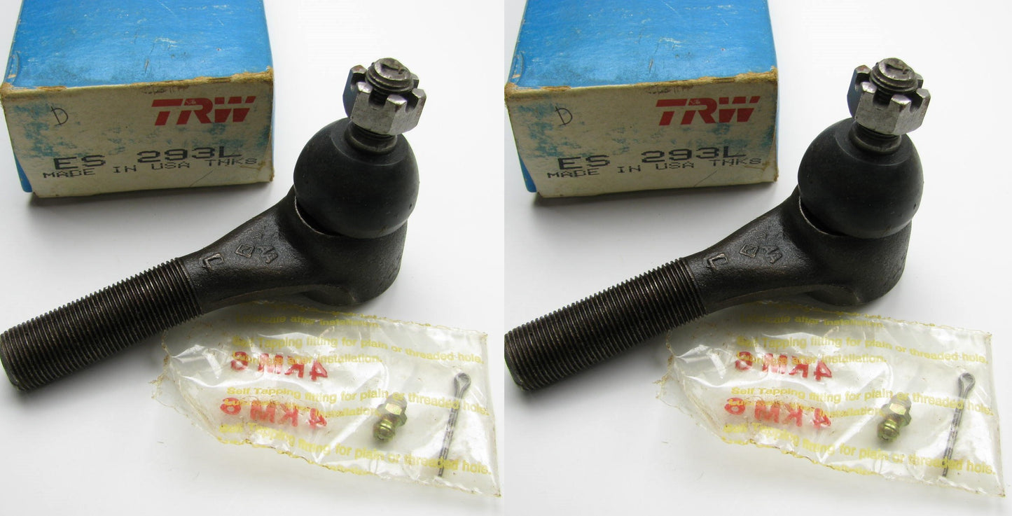 (2) TRW ES293L Steering Tie Rod Ends - Front Outer Pair - 1961-1969 Lincoln