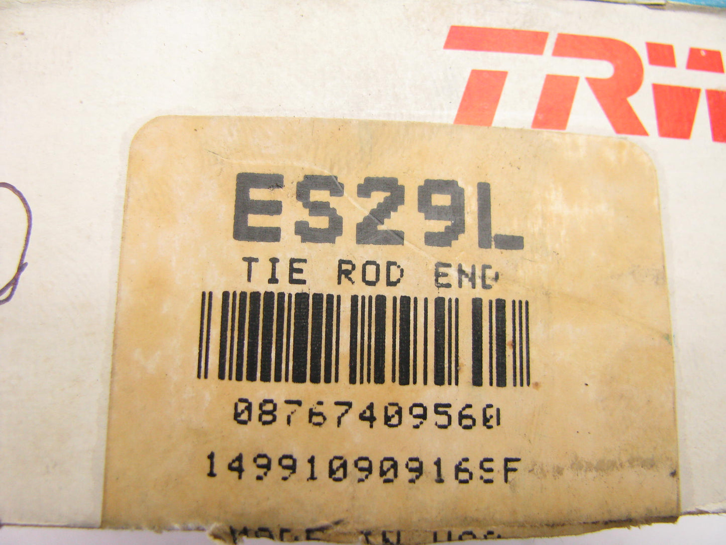 TRW ES29L Steering Tie Rod End - Front Left Outer