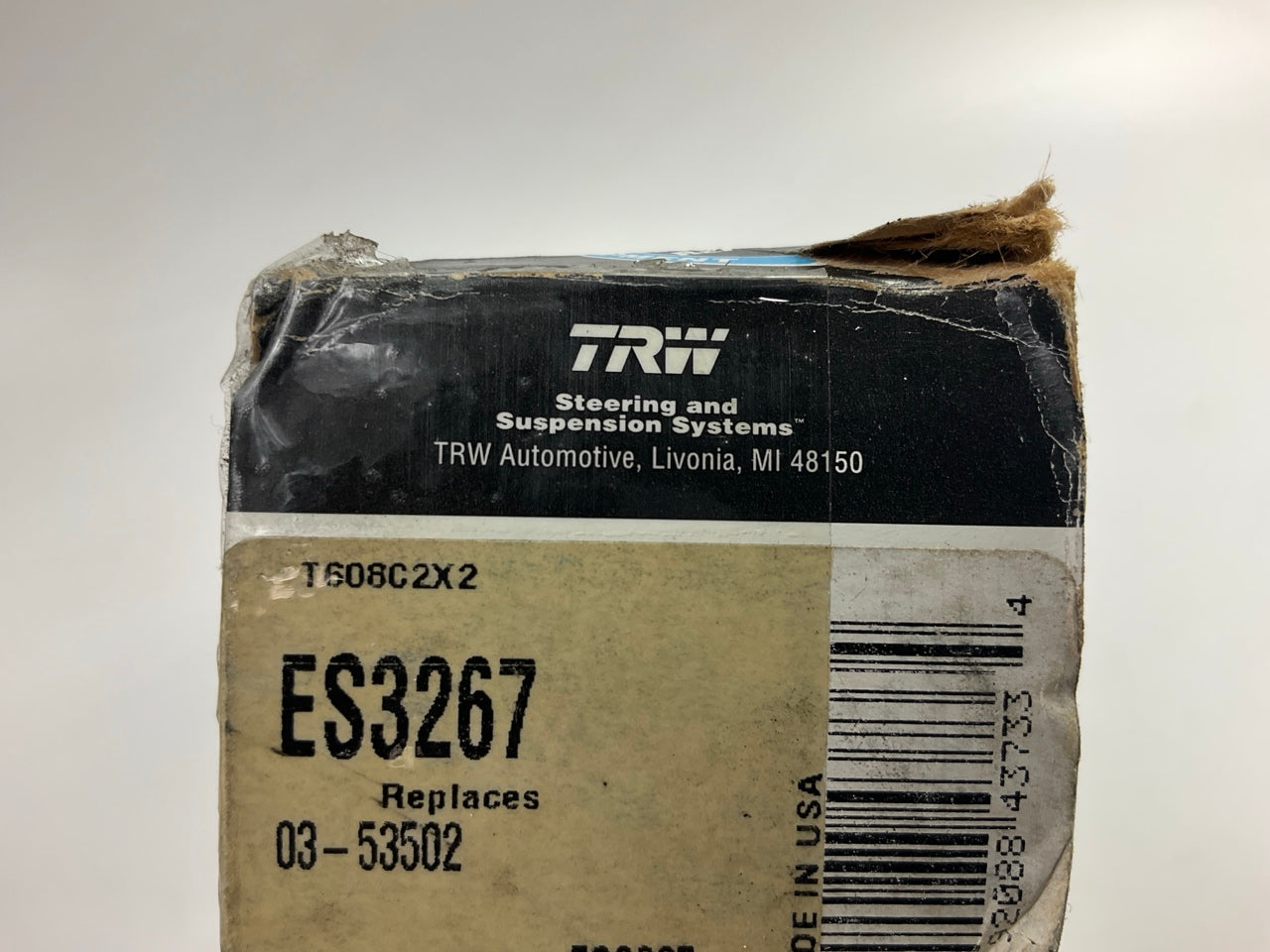 TRW ES3267 Front Inner Steering Tie Rod End For 1986-1989 Mazda 323