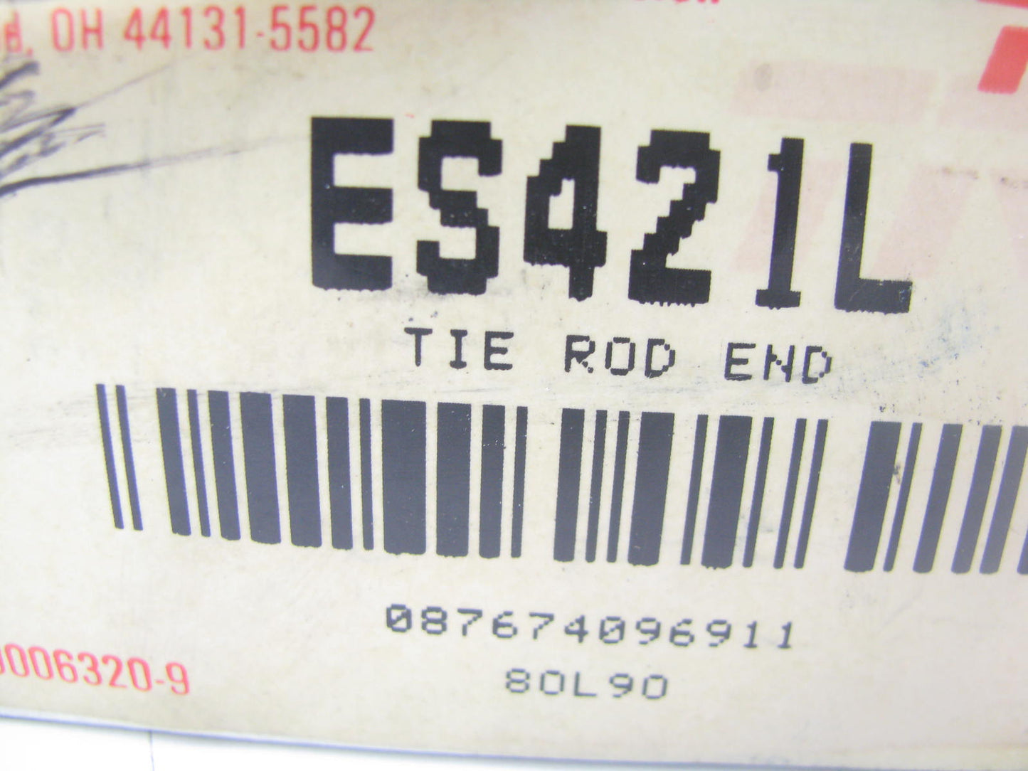 TRW ES421L Front Right Inner Steering Tie Rod End - 1956-1968 VW Karmann Ghia