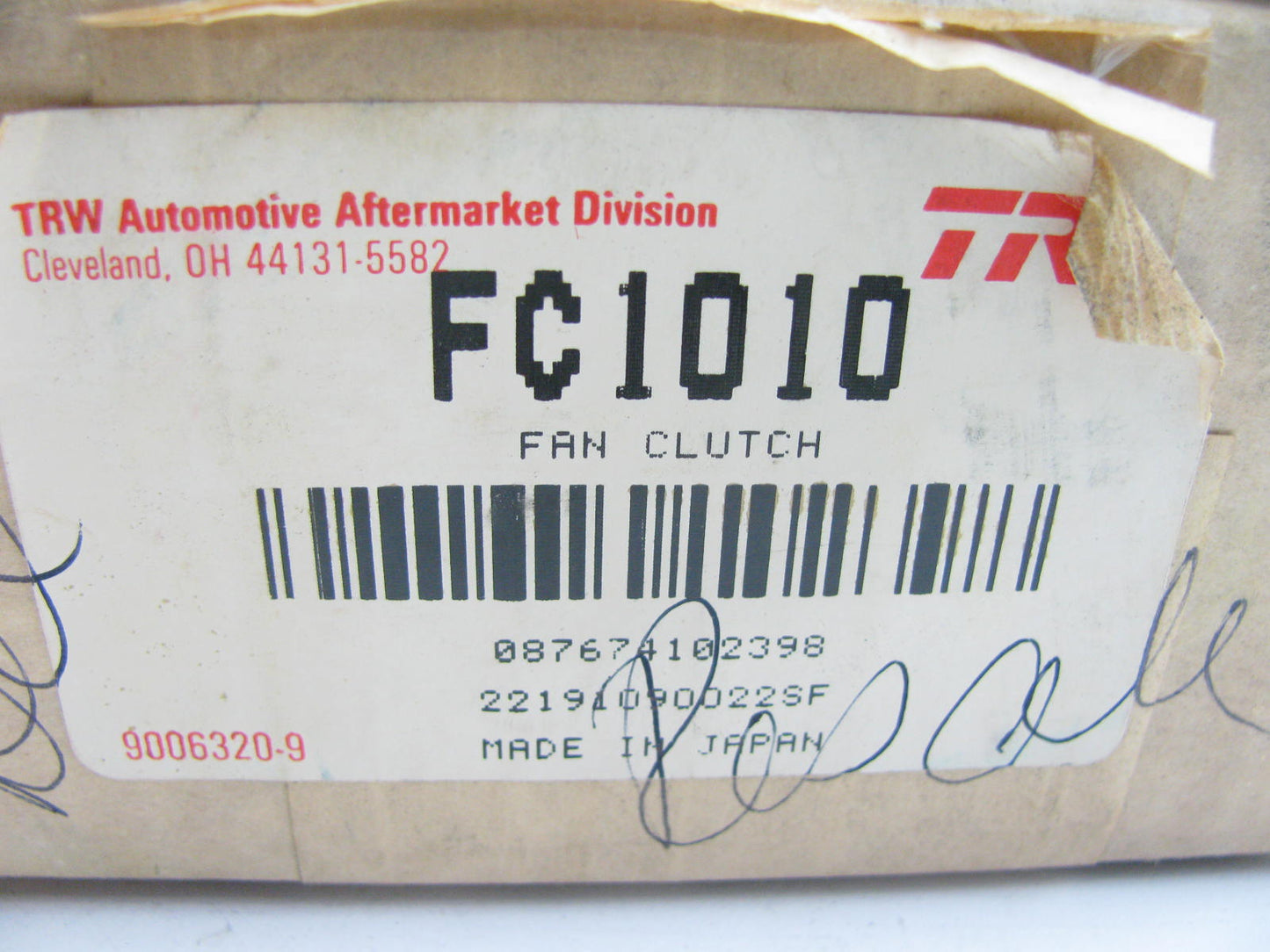 TRW FC1010 Cooling Fan Clutch
