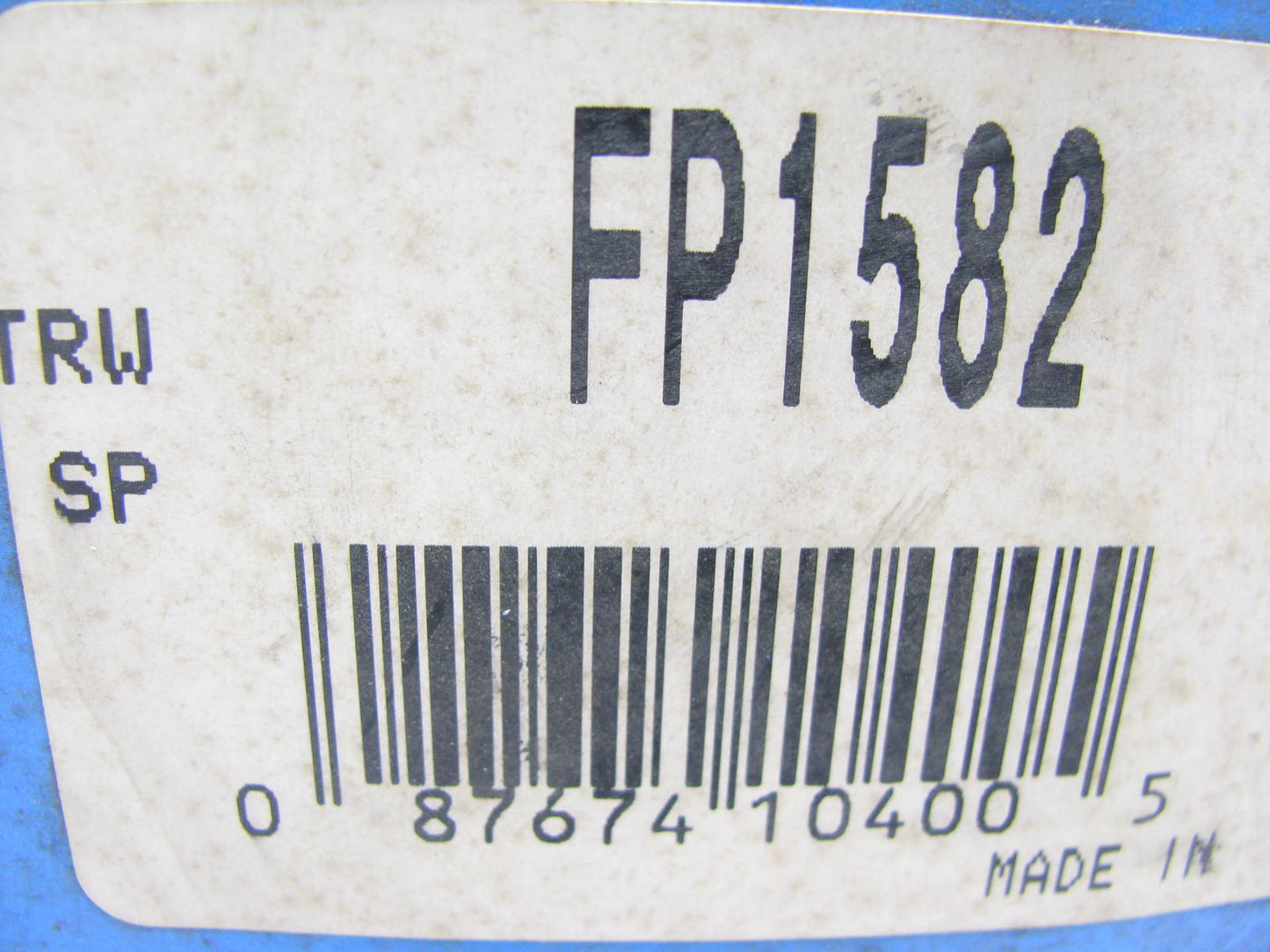 TRW FP1582 Water Pump - 1977-1982 Porsche 924 - Made In Italy
